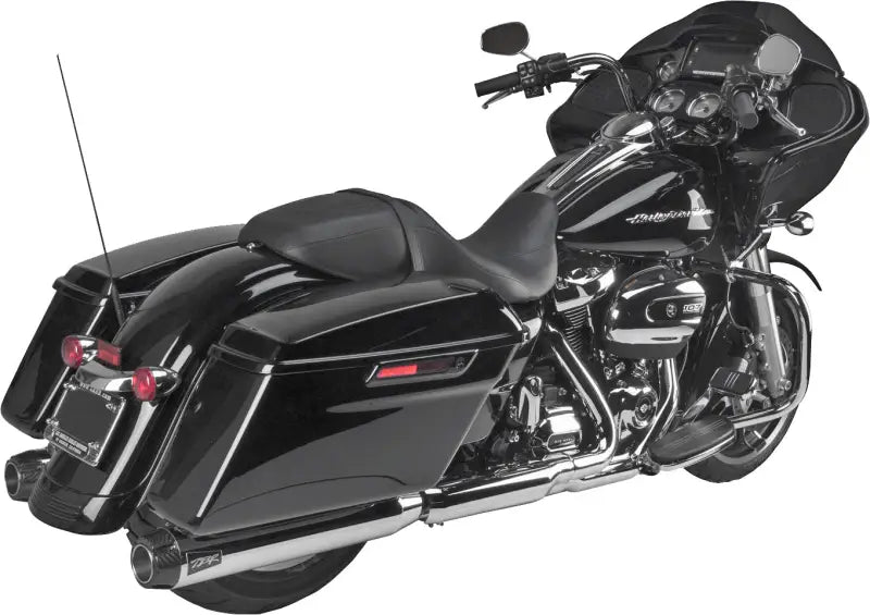 005-4550499D Comp S Slip On Touring M8 Chrome W/Carbon End Cap wps-930-02100