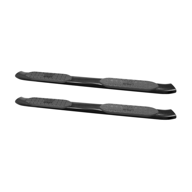 Westin PRO TRAXX 5 Oval Step Nerf Bars Black Steel For Super Cab Model 21-51315