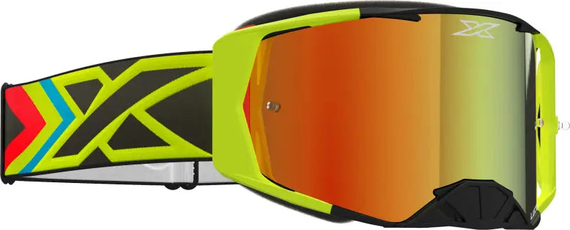 067-11050 EKS Brand Lucid Goggle Flo Fire Red Mirror wps-067-11050