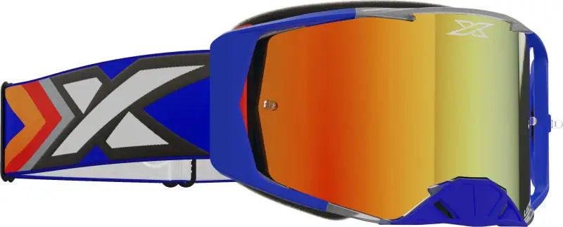 067-11080 EKS Brand Lucid Goggle True Blue Red Mirror wps-067-11080