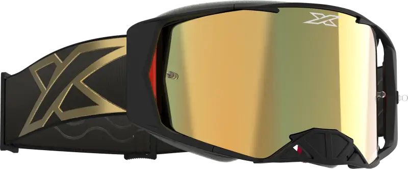 067-12001 EKS Brand Lucid Goggle Black/Gold Gold Mirror Lens wps-067-12001