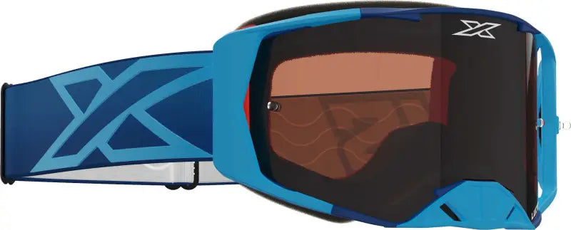 067-12015 EKS Brand Lucid Goggle Blue Auburn Lens wps-067-12015