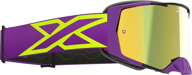 067-12050 EKS Brand Lucid Caliber Goggle Purple Gold Mirror Lens wps-067-12050
