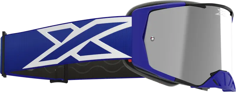 067-12055 EKS Brand Lucid Caliber Goggle Royal Blue Silver Mirror Lens wps-067-12055