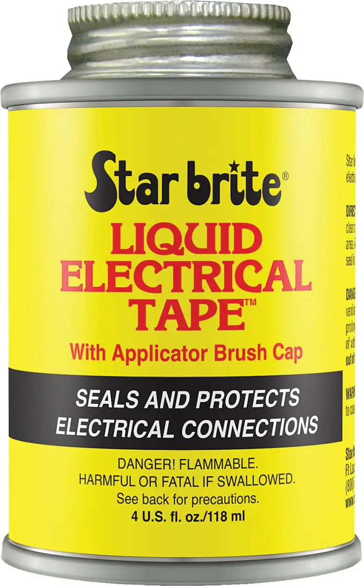 084104B Star Brite Liquid Electrical Tape Black 4 Oz wps-57-1170