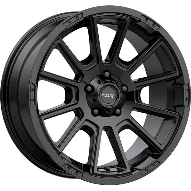 Black 20-Inch Wheel Pros AR93329050300, 5x5.0 Bolt Pattern A783329050300
