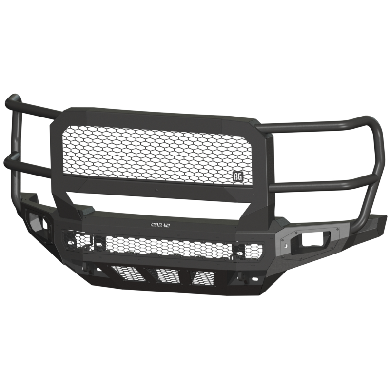 Bodyguard Freedom Front Extreme Non-Winch Sensor Cutouts W/ Mesh Grille No Camera Harness Texture Black Powder Coat Model NEC20BYTMN