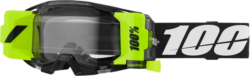 100% Armatic Forecast Goggle with Black Clear Lens - Model 50061-00001 610-5318