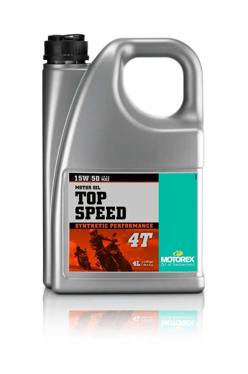 102304 Motorex Top Speed 4T 15W50 (4 Liters) wps-580-0231