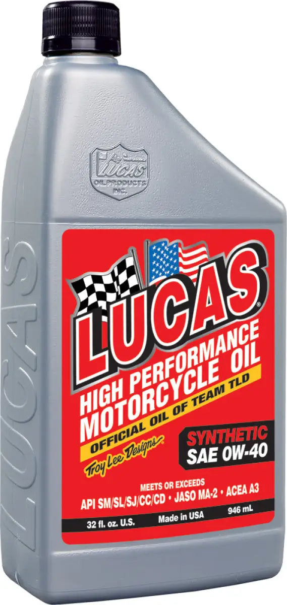 10718 Lucas Synthetic High Performance Oil 0W-40 1Qt wps-58-5220