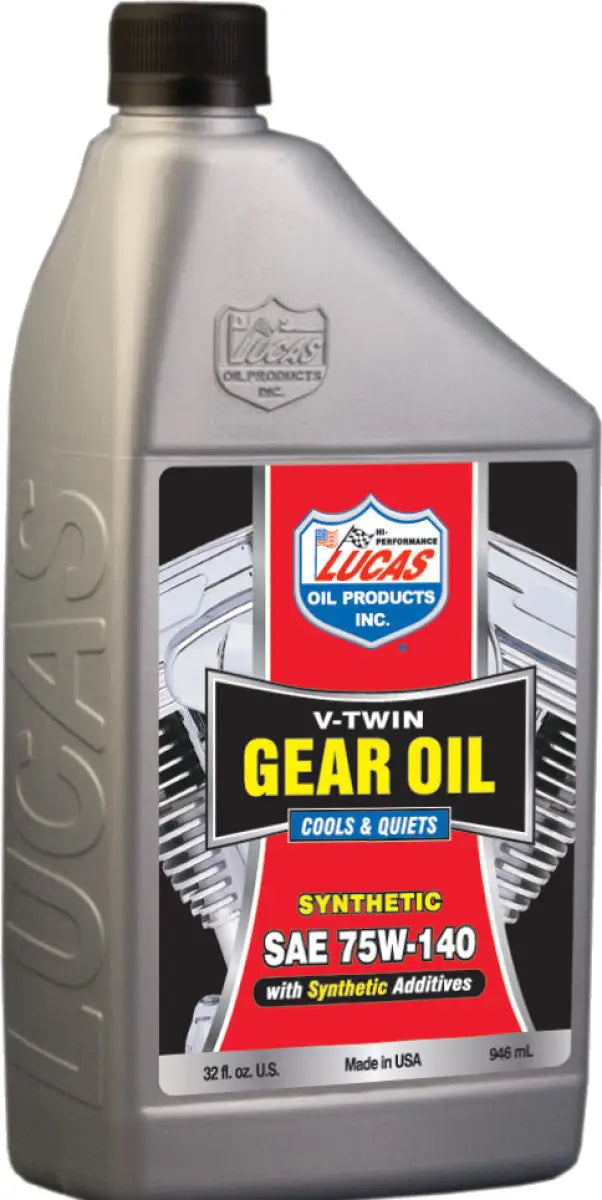 10791 Lucas V-Twin Gear Oil Synthetic 75W-140 1Qt wps-58-5202