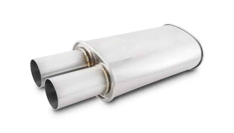 1094 Vibrant Streetpower Oval Muffler W/ 3.00' R v321094