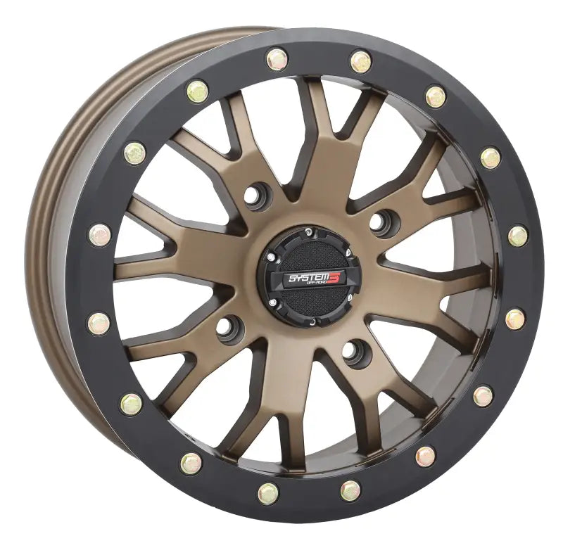 14S3-3238 Sb4 Bl Wheel 14x7 4+3 (+15mm) 4/137 Matte Bronze/Black wps-3-143238