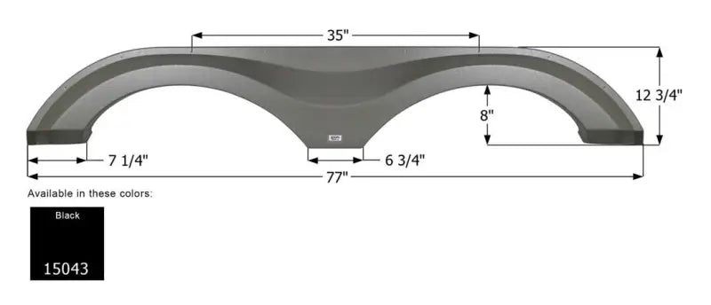 15043 Icon Fender Skirt Tandem Grand Design i6s15043