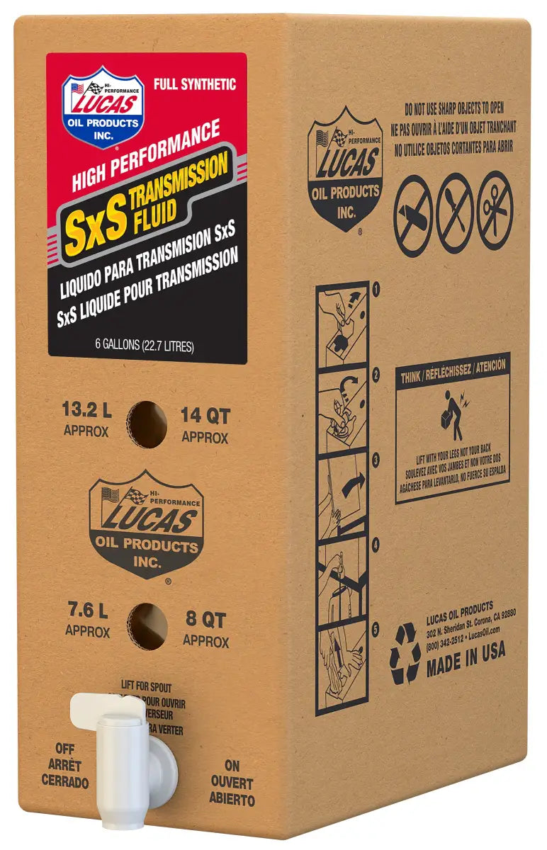 18050 Sxs Synthetic TransmiSSion Oil 6 Gal Bib wps-58-53544