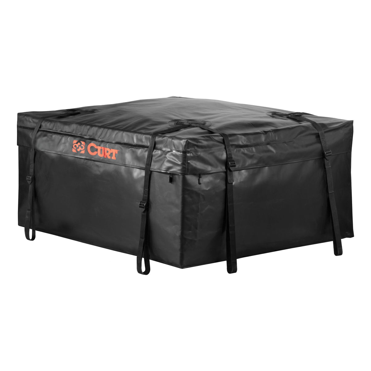 CURT 38 x 34 x 18-Inch Weather-Resistant Black Vinyl Cargo Bag for Roof Basket Model 18220
