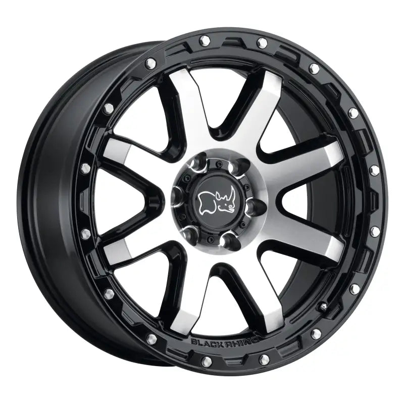 1890CYT-85127B71 Coyote Gloss Black Matte Wheel 18X9 5X127 a78yt85127b71