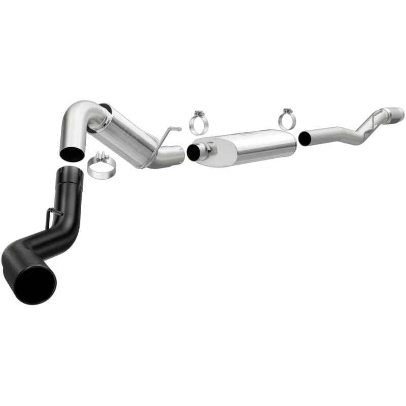MagnaFlow 14-18 Chevrolet Silverado 1500 4in Single Exit Stainless Steel Cat-Back Exhaust w/Blk Tip 19375