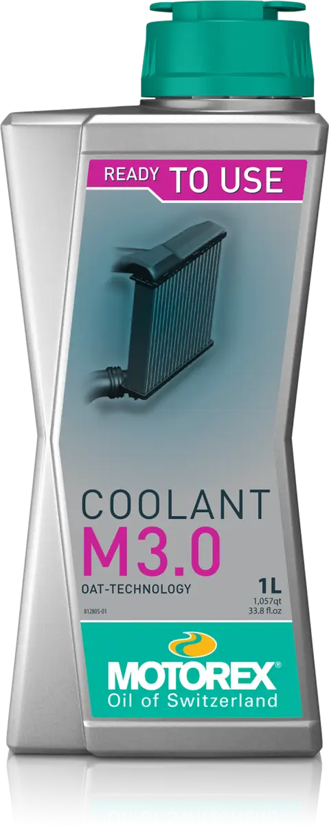 198463 Motorex Coolant M3.0 Ready To Use 1Lt 10/Case wps-580-1350