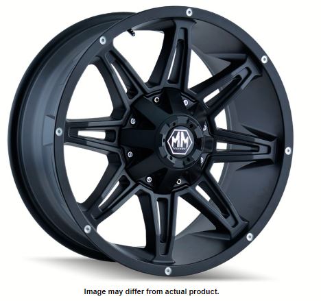 8090-8976MB Wheel Group Rampage (8090) Blk 18X9 8165.1/817 WGH80908976MC