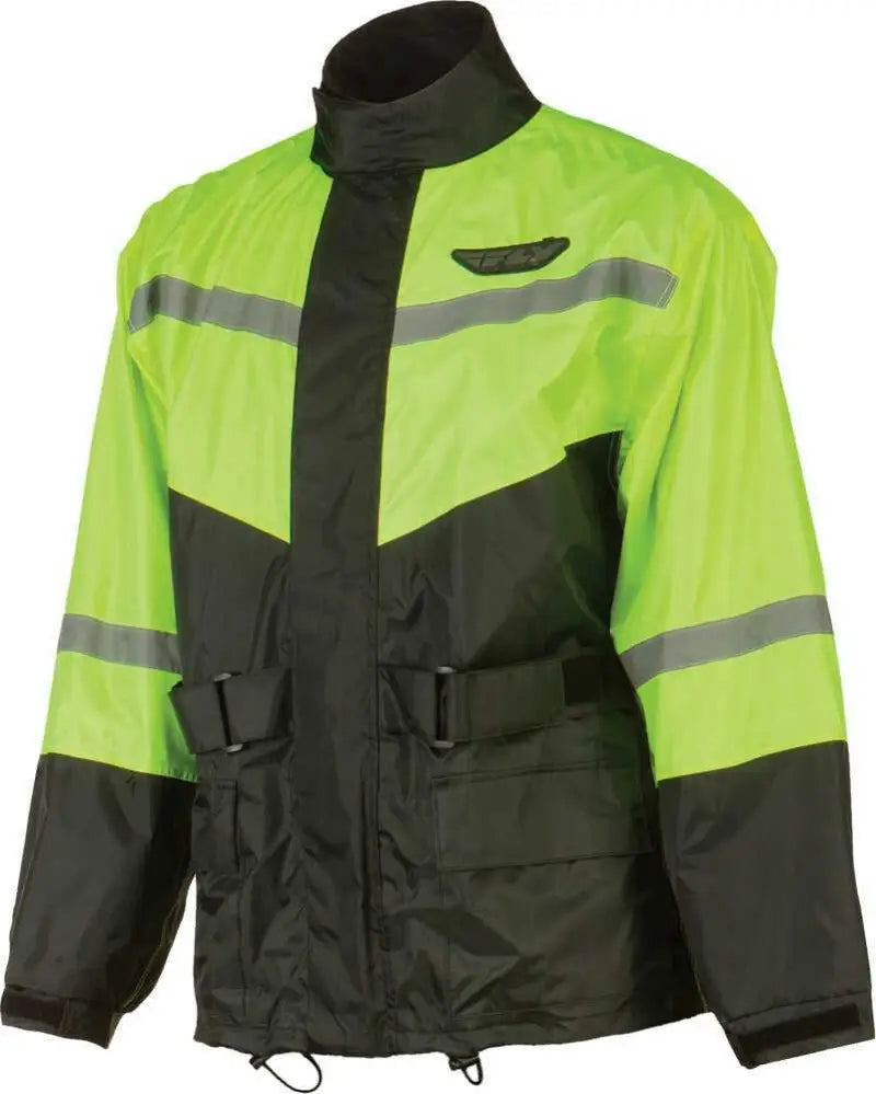 2 Piece Rain Suit Black/Hi Vis 4x wps-479-80184x