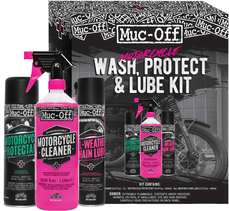 20095US Muc-Off Wash Protect & Lube Kit wps-81-2095