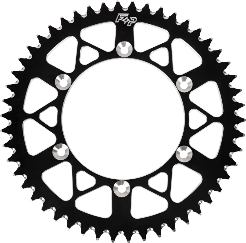 208-53 BLK Rear Sprocket Aluminum 53t 520 Blk Hon/Yam wps-257-520853bk