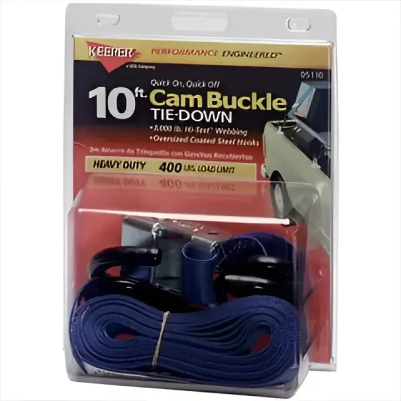 23621 EACH BULK Powertye Tie-Down Cam S-Hook Soft-Tye 1 InchX6' Black/Red Pair wps-29-11061