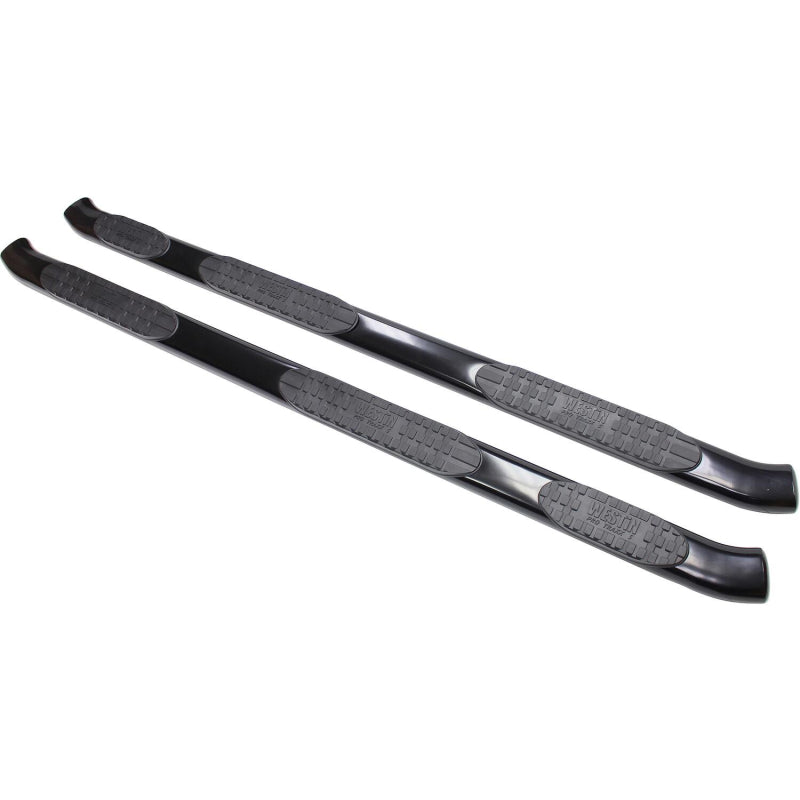 Westin PRO TRAXX 5 Oval Wheel to Wheel Step Nerf Bars Black For Double Cab Model 21-534175