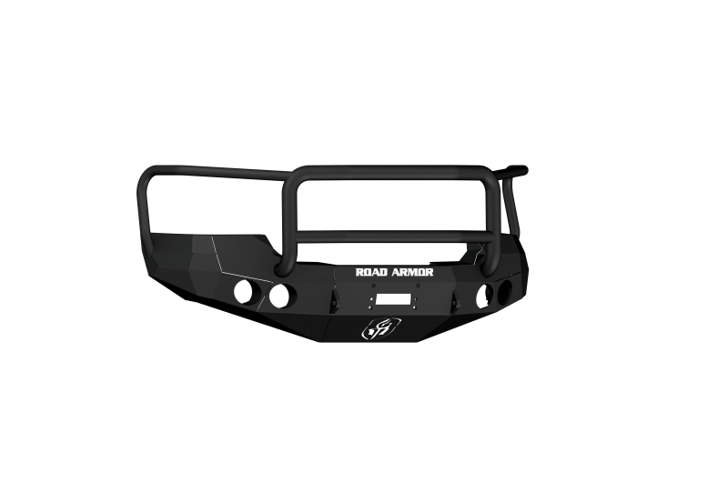 Road Armor 08-10 GMC 2500 Stealth Front Winch Bumper w/Lonestar Guard - Tex Blk rda37405B
