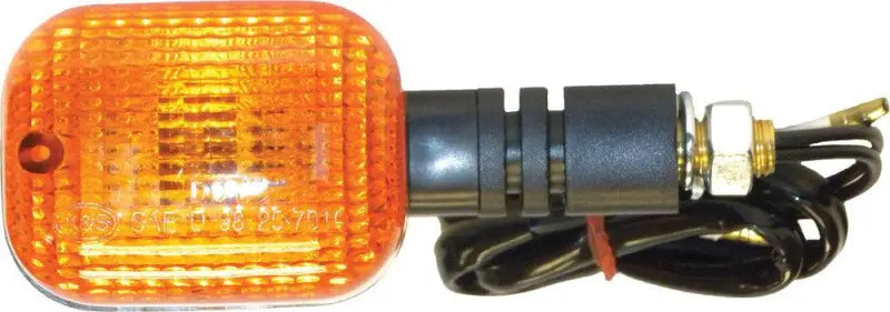 25-7000 K&S Universal Signal Lights Black W/Amber Lens wps-225-7000