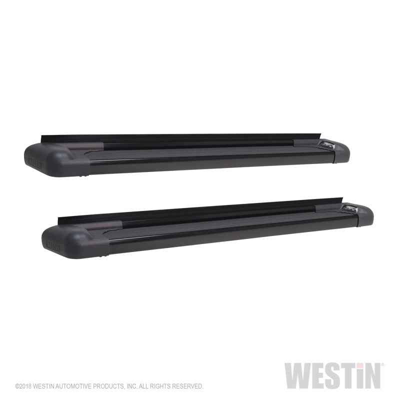 Westin SG6 LED Black Aluminum Running Boards 89.5in 27-65745