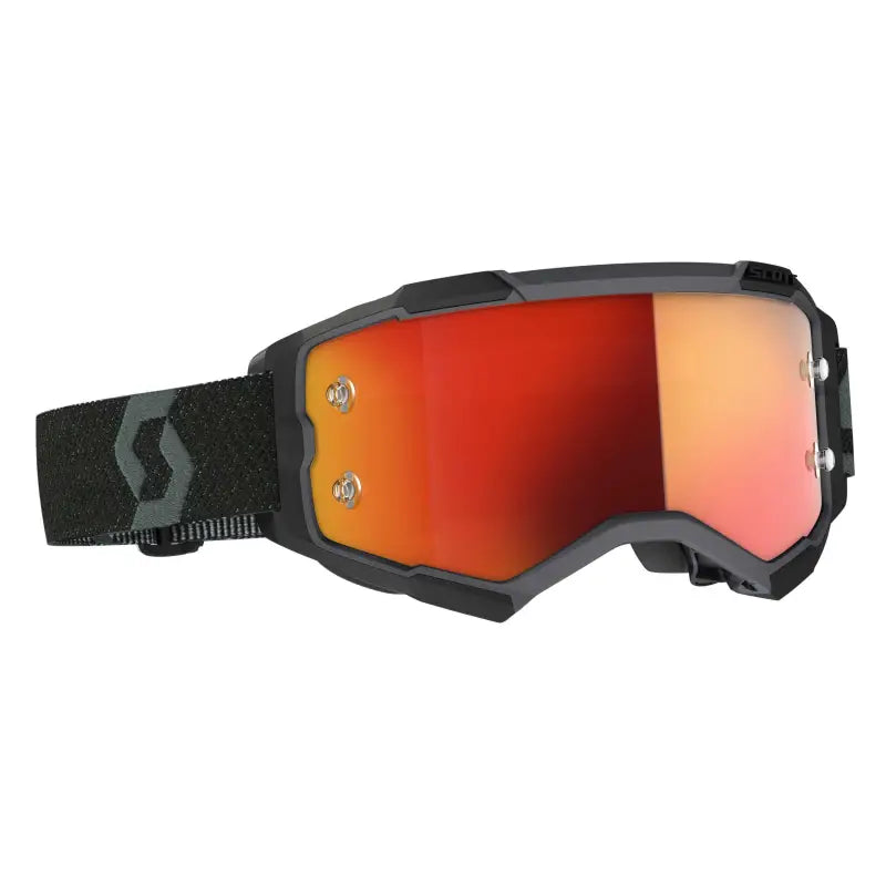 272828-0001280 Scott Fury Goggle Black Orange Chrome Works Lens wps-51-2325