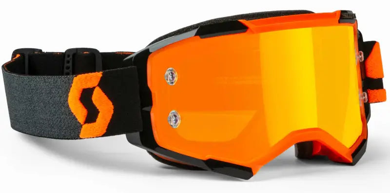 272828-1008280 Scott Fury Goggle Orange/Black Orange Chrome Works wps-51-2305