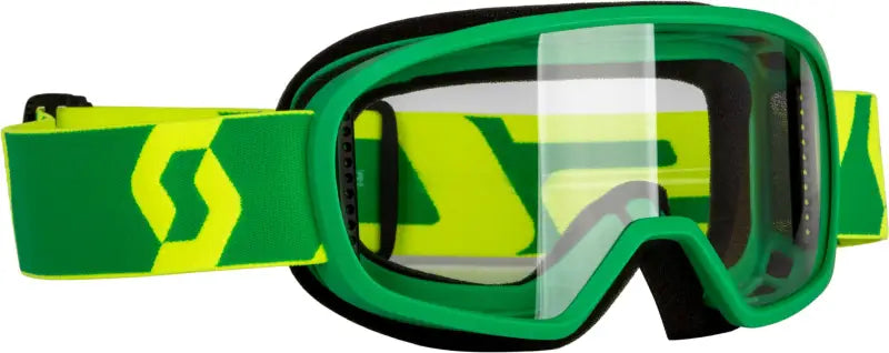 272838-1412043 Scott Youth Buzz Mx Goggle Green/Yellow W/Clear wps-51-5495