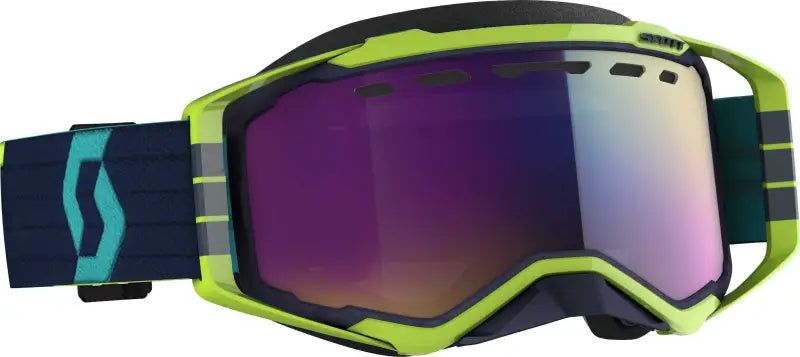 272846-1054315 Scott Prospect Snwcrs Goggle Bl/Ylw Enhancer Teal Chrome wps-51-1937