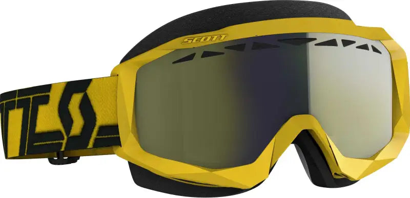 274515-1017335 Scott Hustle X Snwcrs Goggle Ylw/Blk Enhancer Yellow Chrome wps-51-2378
