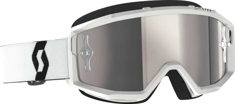 278597-0002269 Scott Primal Goggle White Silver Chrome Works wps-51-5528