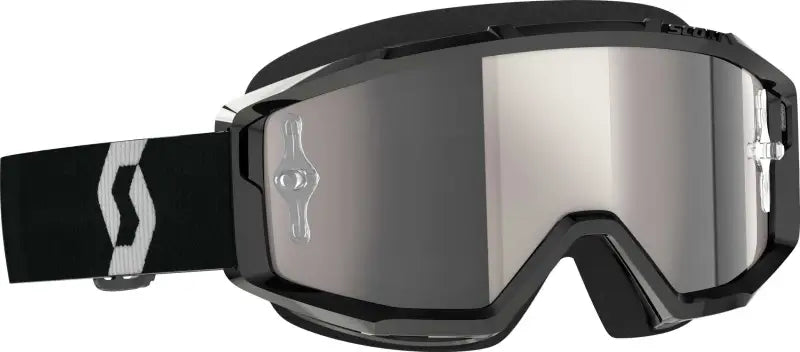 278597-1007269 Scott Primal Goggle Black/White Silver Chrome Works wps-51-5531