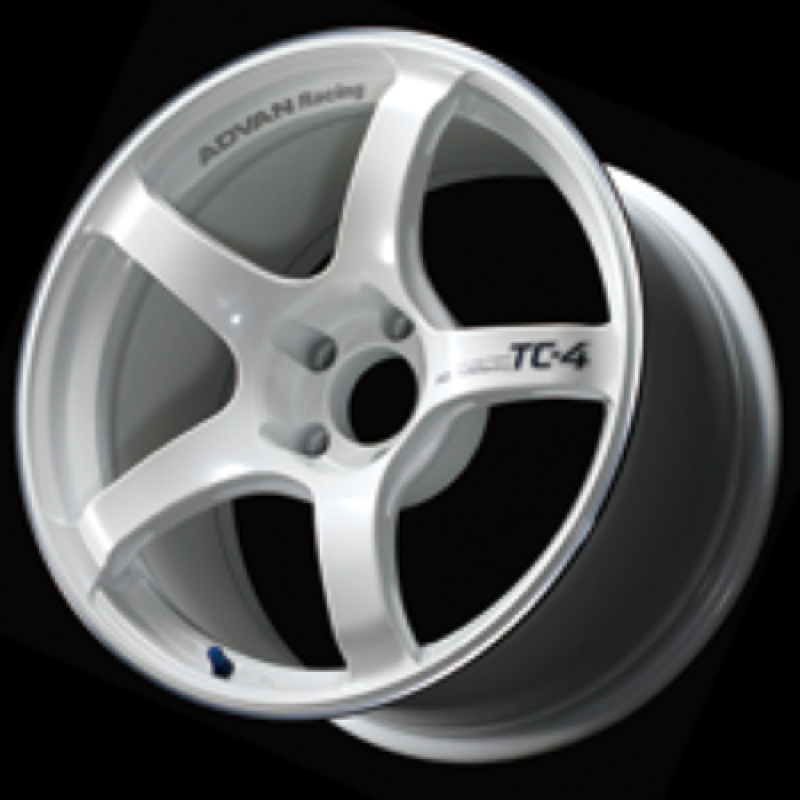 Advan TC4 16x7.0 +44 5-114.3 Racing White Metallic & Ring Wheel avnYAD6E44EWMR