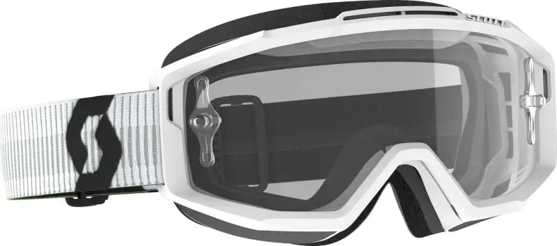 285537-0002113 Scott Split Otg Goggle White W/Clear Works Lens wps-51-2361