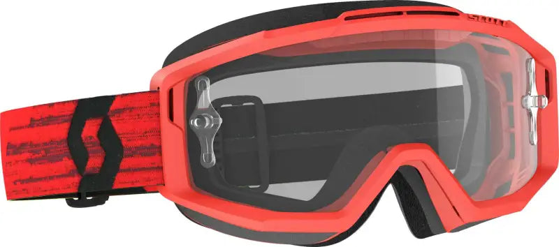 285537-0084113 Scott Split Otg Goggle Dark Red W/Clear Works Lens wps-51-2362