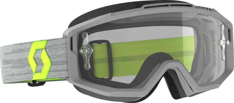 285537-1120113 Scott Split Otg Goggle Grey/Yellow W/Clear Works Lens wps-51-2364