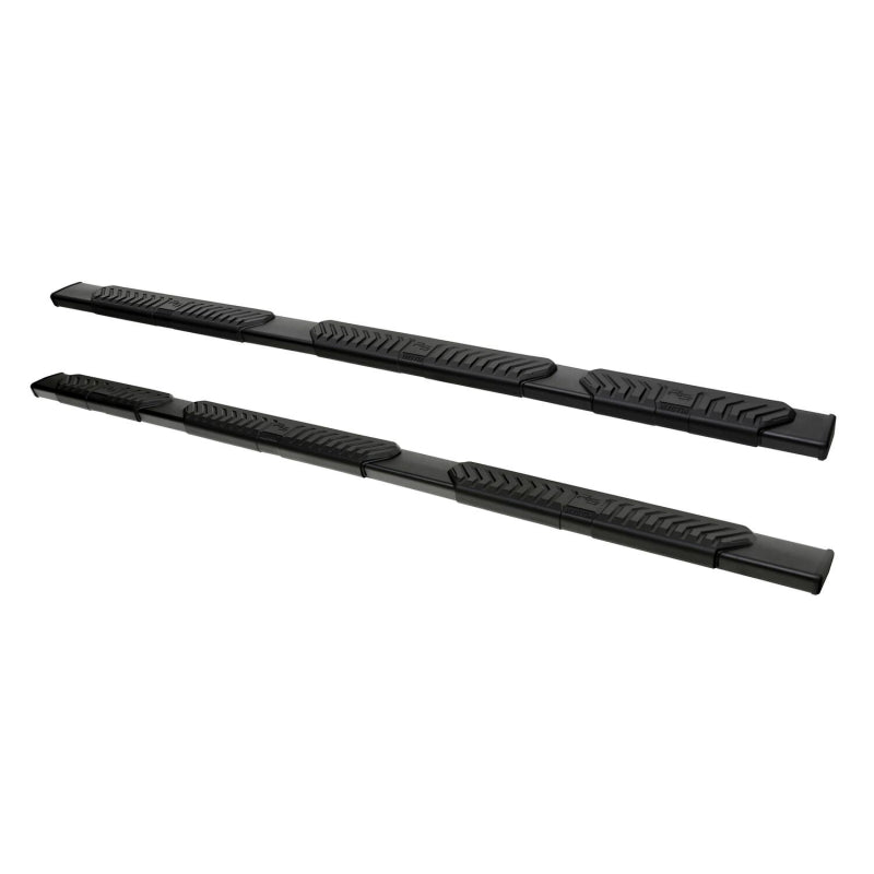 Westin R5 M-Series Wheel to Wheel Step Nerf Bars 5 in. Black Steel For Quad Cab Model 28-534735