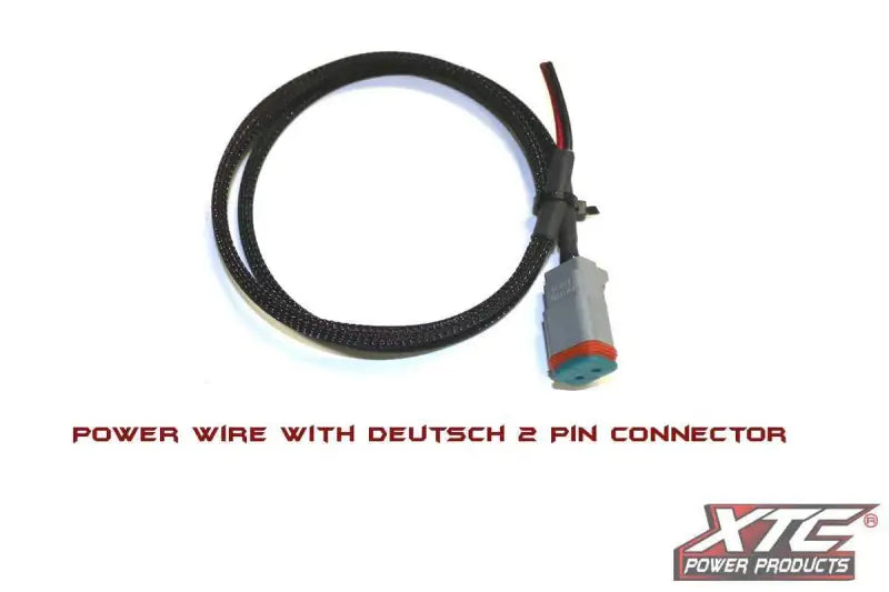 3' 14 Ga. Power Wire To 2 Pin Deutsch Connector wps-630-1181