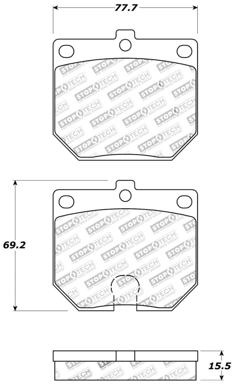 StopTech Street Touring Brake Pads 308.01140