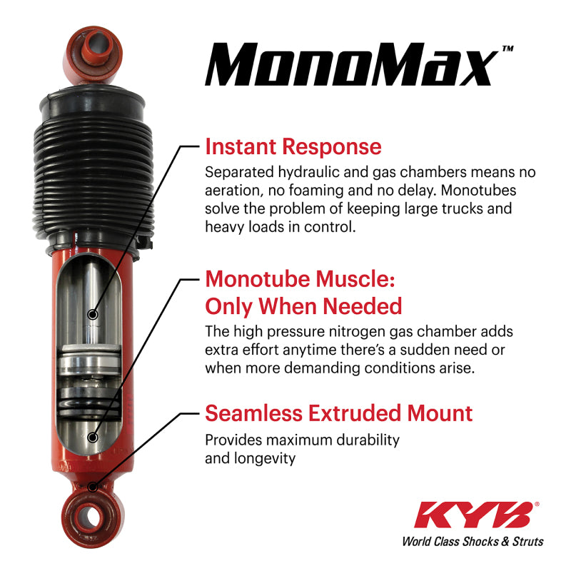 KYB Shocks & Struts Monomax Rear CHEVROLET Silverado C and R - Series 1/2 Ton (2WD) 2001-07 C and R