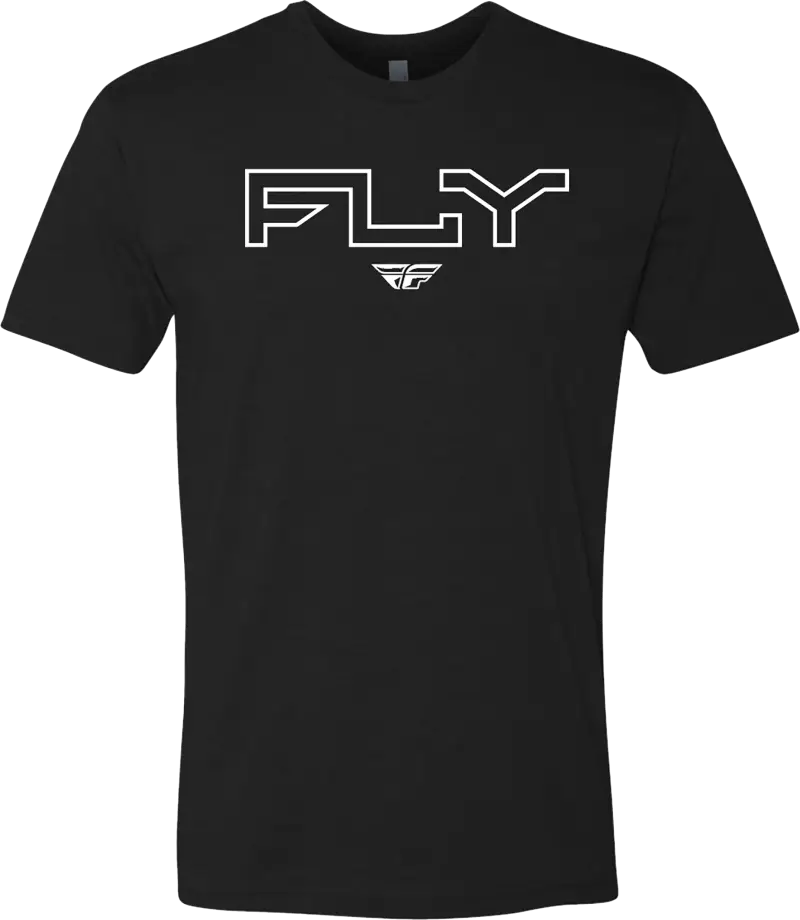 354-0308L Fly Edge Tee Black Lg wps-354-0308l