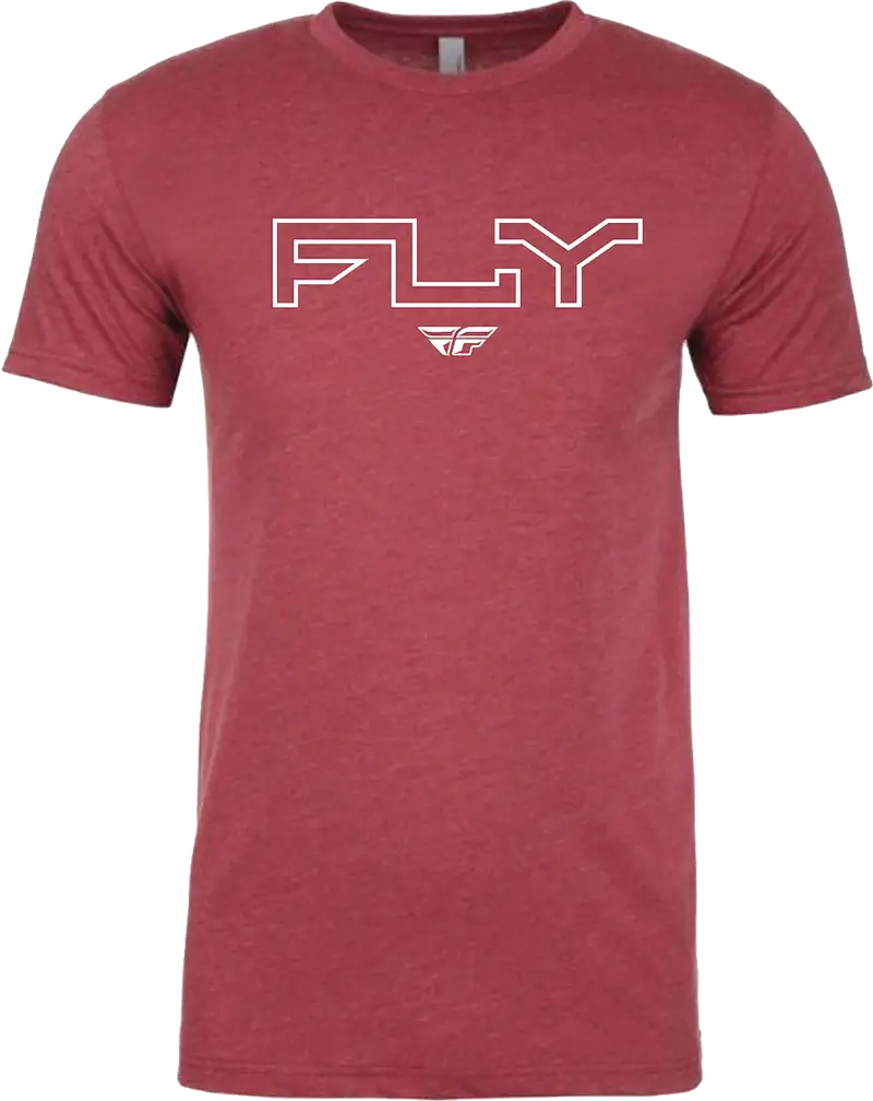 354-0309L Fly Edge Tee Cardinal Lg wps-354-0309l