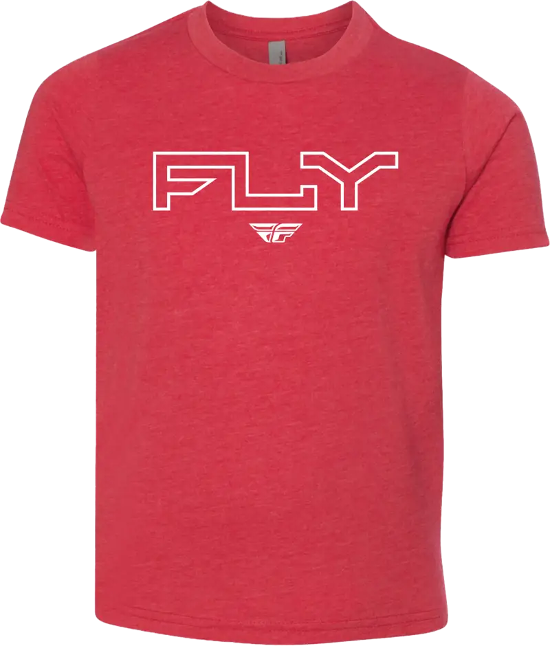 354-0309YL Youth Fly Edge Tee Red Yl wps-354-0309yl